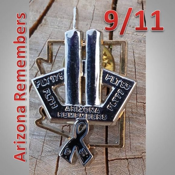 Jewelry - VERY RARE Arizona Remembers 9/11 pin WTC Flight 93 Pentagon